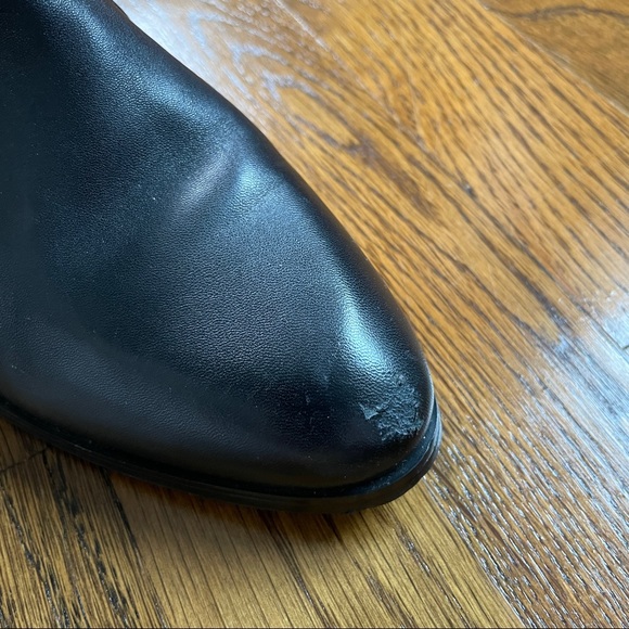 black buckle booties, size 6 - Picture 3 of 4